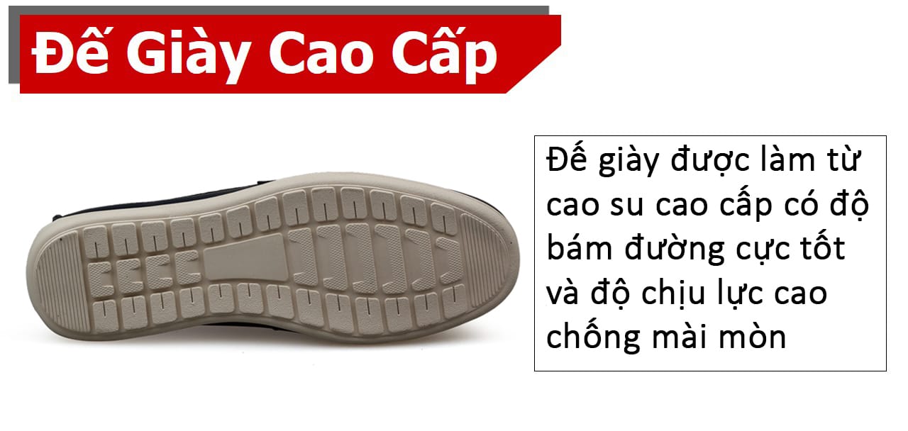 Giày lười mọi nam tiện lợi; HP02322X